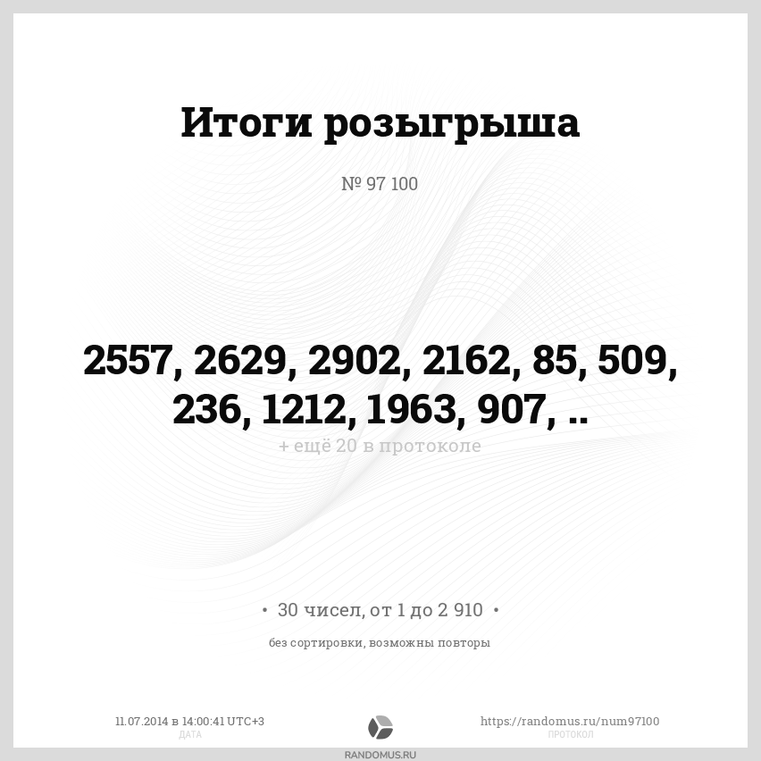 Розыгрыш № 97100. Lost Magic: Шоколадная премиум-лотерея 2014