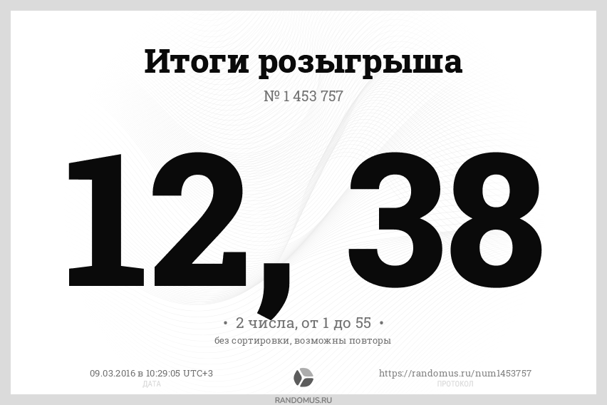 Розыгрыш № 1453757. Конкурс Закон.ру совместно с Лексториум.ру