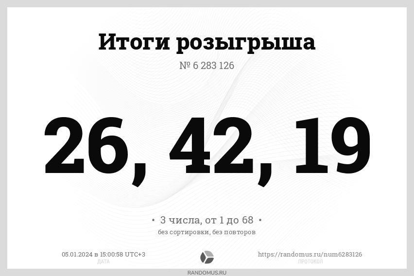 Розыгрыш № 6283126. Новогодний Розыгрыш Призов ПВЗ ОЗОН_Орджоникидзе,21